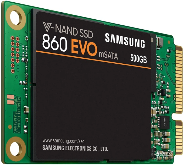 SSD диск Samsung 860 Evo-Series 500GB mSATA SATA III V-NAND TLC (MZ-M6E500BW) - изображение 3