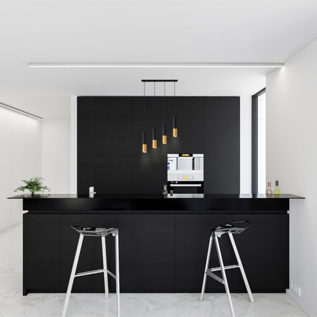 Підвісна люстра DPM SL-1256 4 x GU10 Black/Gold (5906881231111) - зображення 5