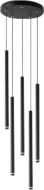 Żyrandol wiszący DPM SL-1302 5 x G9 Black (5906881231166) - obraz 1