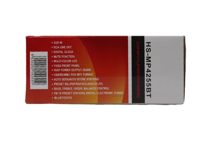 Автомагнитола HS MP-4255 BT 4 х 45 Вт USB AUX FM радиоприемник - изображение 2