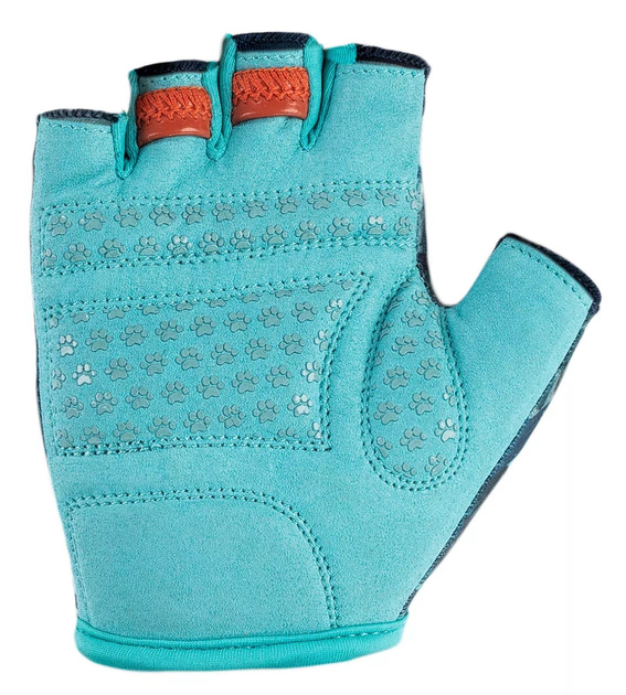 Велорукавички дитячі Coolslide FOREST GLOVES GIRL Бірюзовий (5902786219773) - зображення 3
