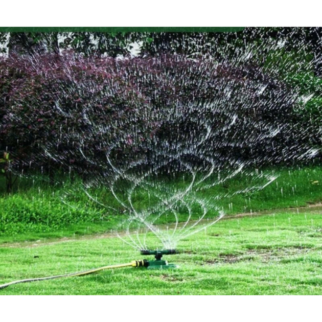 Вращающийся садовый разбрызгиватель 360 Lawn Water Sprinkler UKC ART-5058 равномерное орошение полный охват участка - Фото 4 Вращающийся садовый разбрызгиватель 360 Lawn Water Sprinkler UKC ART-5058 равномерное орошение полный охват участка - изображение 4