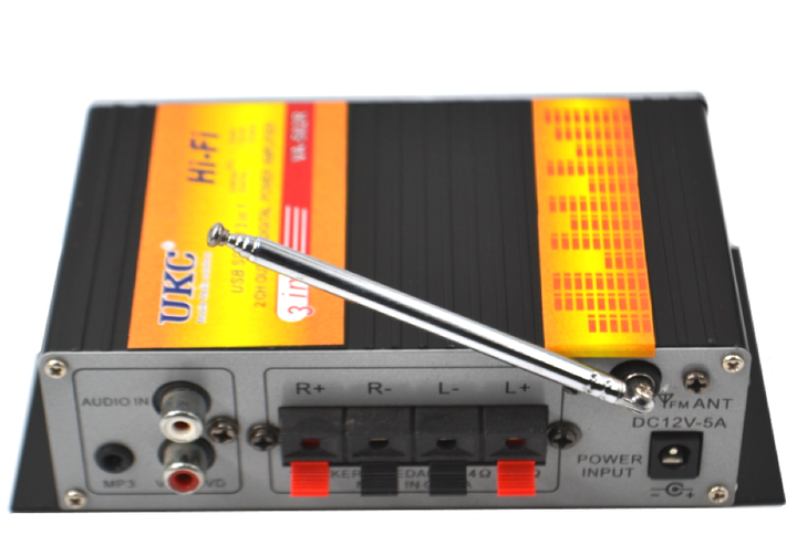 Усилитель звука VA-502R 2x55Вт USB MP3 поддержка SD до 8ГБ - изображение 3