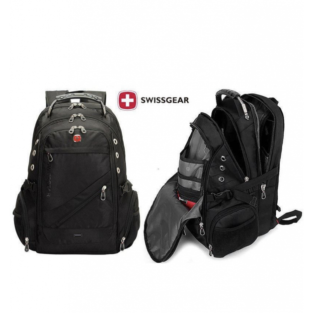 Рюкзак Swissgear 8810 черный 30 л полиэстер для путешествий - изображение 2
