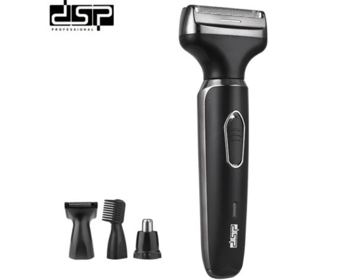Електробритва стайлер 4в1 DSP USB чорна 30 хвилин роботи 3 Вт - зображення 2