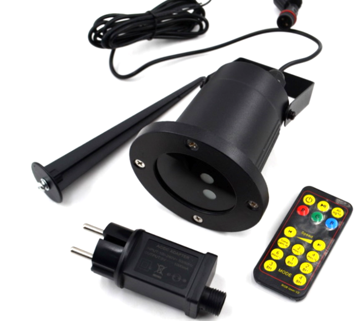 Лазерный звездный проектор Star Shower Laser Light металл пульт дистанционного управления лазерный проектор - изображение 2
