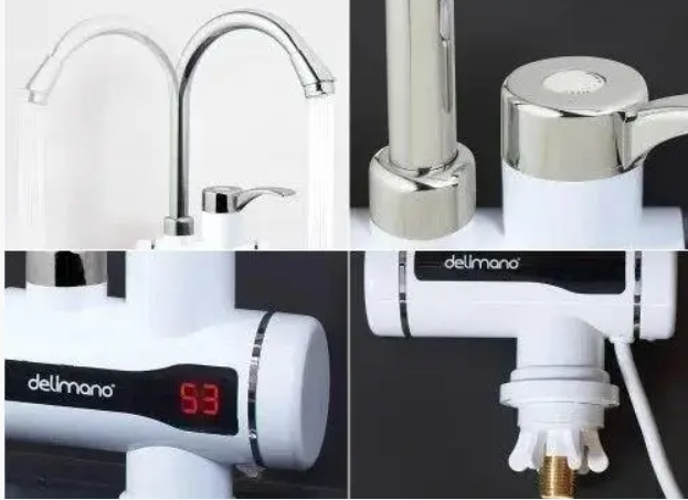 Проточный водонагреватель Delimano RX 002 быстрый нагрев 3 кВт до 60°C - Фото 2 Проточный водонагреватель Delimano RX 002 быстрый нагрев 3 кВт до 60°C - изображение 2