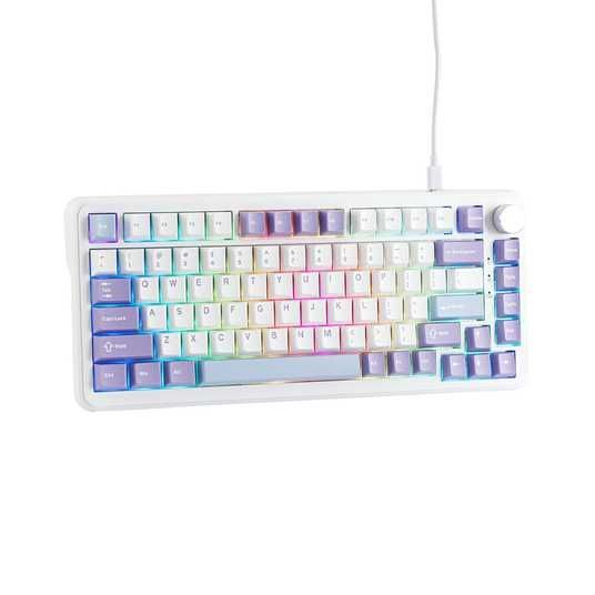 Магнитная игровая клавиатура AJAZZ AK820 MAX HE RGB Фиолетовый Белый - изображение 2