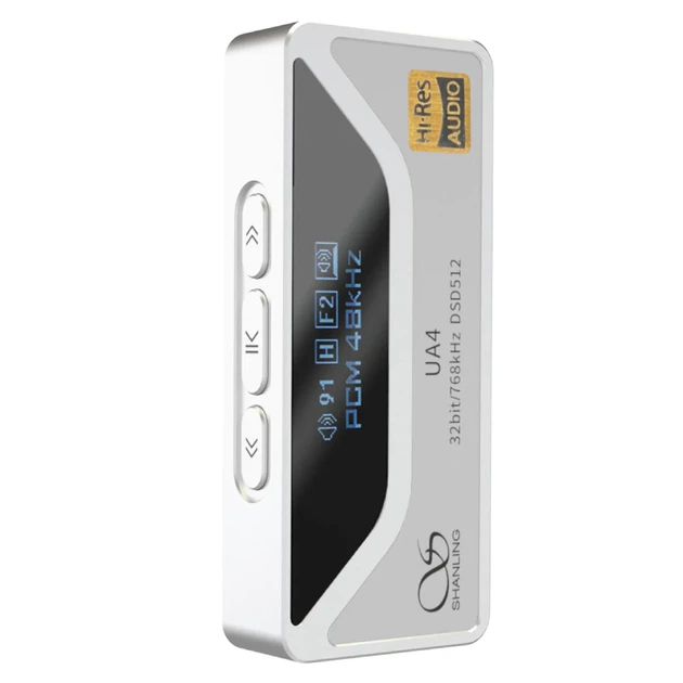 Shanling UA4 Silver – Портативний Hi-Fi підсилювач із вишуканим звучанням - зображення 3