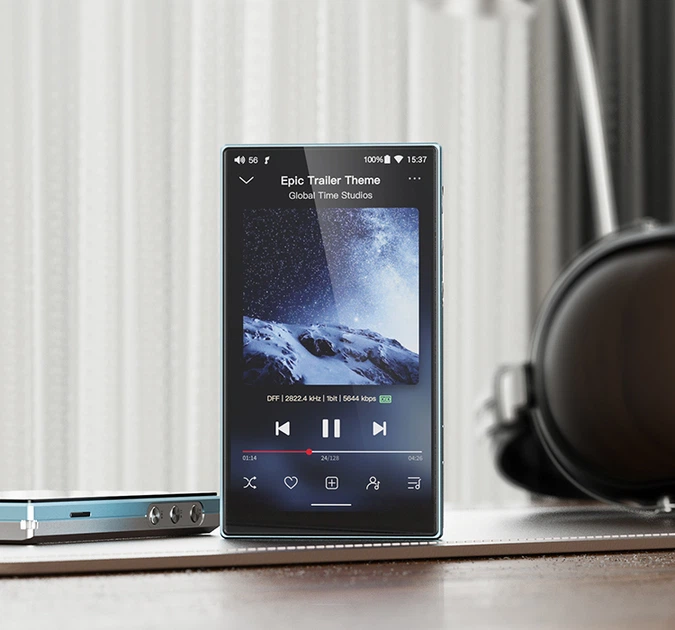 FiiO JM21 Silver – Премиальный Hi-Res аудиоплеер с двойным CS43198 и LDAC на Android 13 - изображение 3
