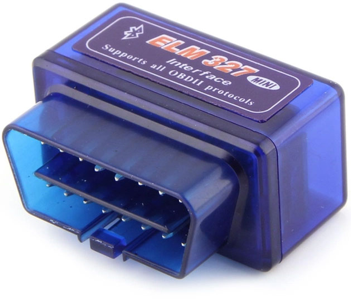 Сканер для діагностики авто ELM OBD2 ELM327 mini BT 2 плати синій (5794) - зображення 6