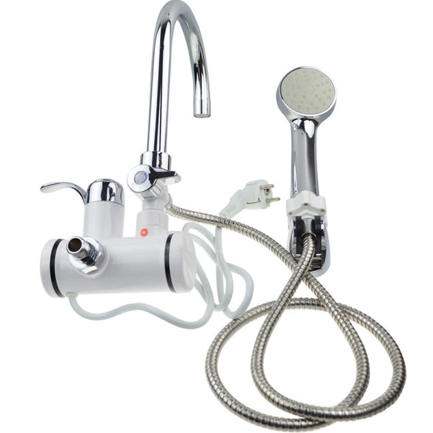 Проточный водонагреватель кран с душем с экраном TV One WATER HEATER MP-5208 (5851) - изображение 3