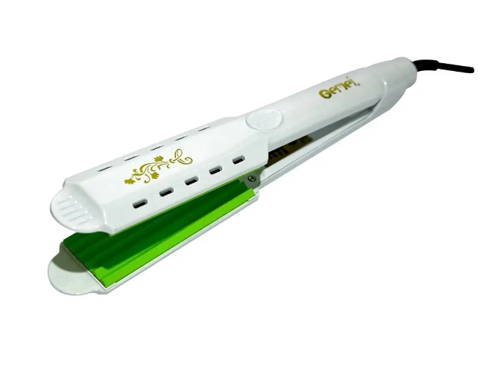 Плойка-гофре Gemei GM-2957W для волос с керамическим покрытием щипцы утюжок для крупного гофре и укладки (320) - изображение 2