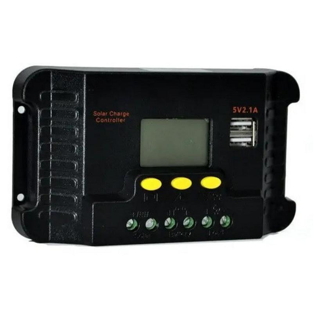 Контролер Заряду Сонячної Батареї UKC CP-420 20A (7390) - Фото 3 Контролер Заряду Сонячної Батареї UKC CP-420 20A (7390) - зображення 3