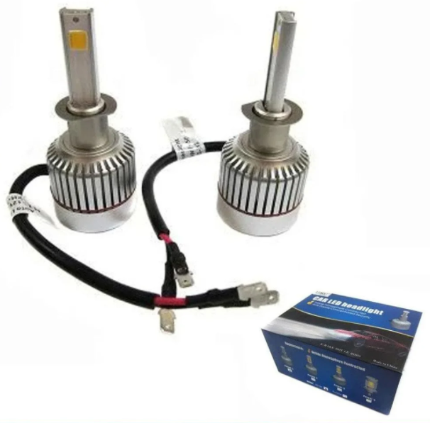Комплект автомобильных светодиодных LED ламп UKC Car Led H3 33 W Led (1457) - изображение 4