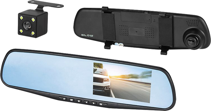 Автомобильный видеорегистратор зеркало заднего вида с камерой DVR L 9000 (1200) - изображение 7