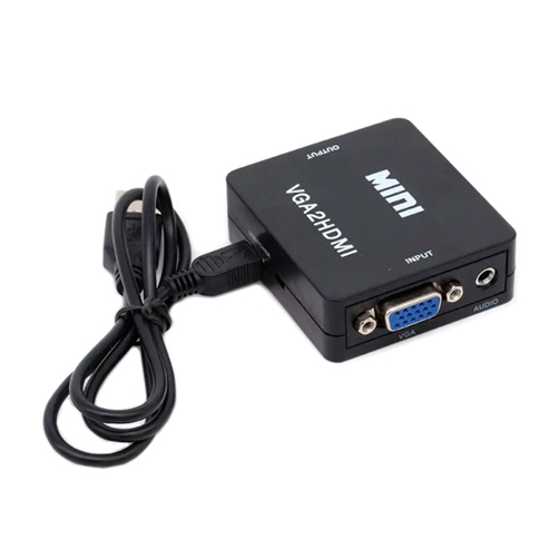 Переходник конвертер видео аудио VGA to HDMI TV 1080P Black (284970) - Фото 3 Переходник конвертер видео аудио VGA to HDMI TV 1080P Black (284970) - изображение 3