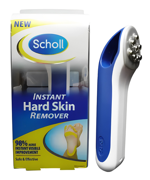 Скребок-пемза для пяток TV One Scholl Instant Hard Skin Remover Щетка-терка для чистки пяток скребок для педикюра (7164) - Фото 2 Скребок-пемза для пяток TV One Scholl Instant Hard Skin Remover Щетка-терка для чистки пяток скребок для педикюра (7164) - изображение 2
