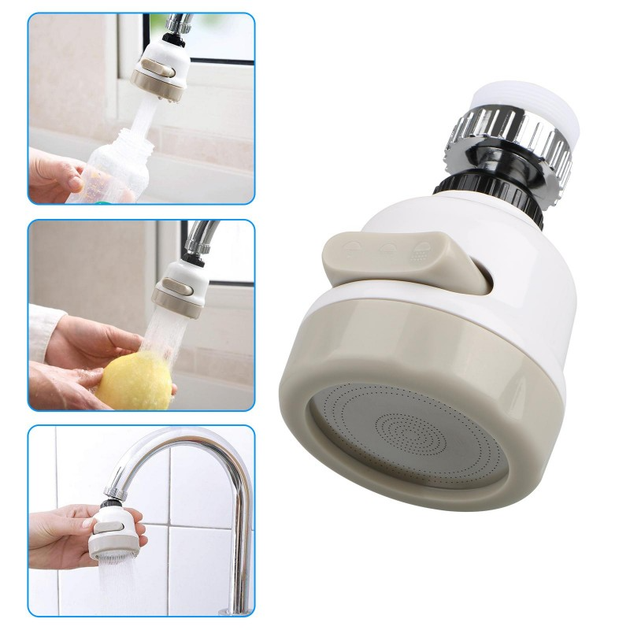 Насадка-аэратор для крана для экономии воды Аэратор спрей water pressure for tap (6286) - изображение 3