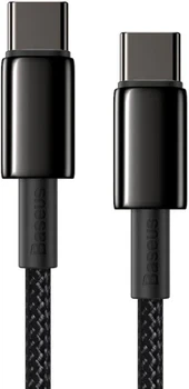 Кабель Baseus Tungsten Gold Type-C to Type-C 100W 2 м Black (CATWJ-A01) - изображение 5