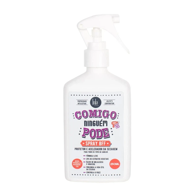 Спрей для волосся Lola From Rio Comigo Ninguém Pode Spray Bff, 250 мл - Фото 1 Спрей для волосся Lola From Rio Comigo Ninguém Pode Spray Bff, 250 мл - зображення 1