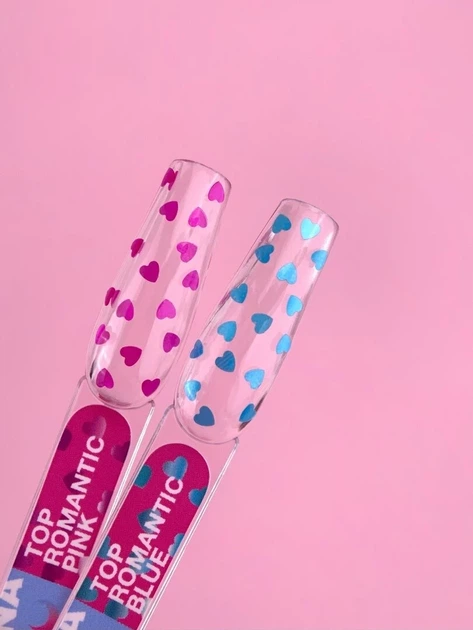Топ для гель-лаку LUNA Top Romantic Pink, 13ml - зображення 5