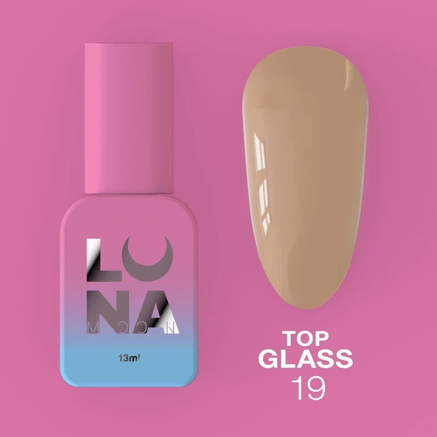 Топ для гель-лаку LUNA Top Glass №19 13ml - Фото 8 Топ для гель-лаку LUNA Top Glass №19 13ml - зображення 8