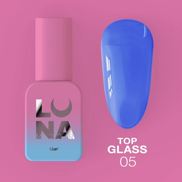 Топ для гель-лаку LUNA Top Glass №05 13ml - зображення 4