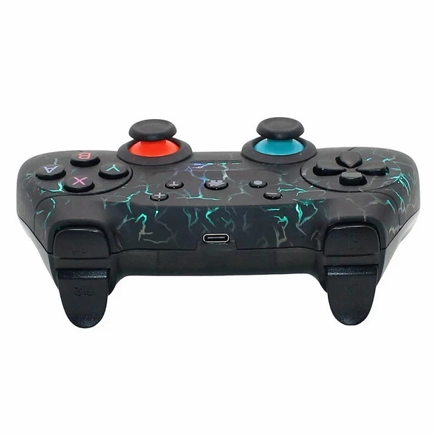 Беспроводной геймпад CM-615 Black Cracks RGB 400mAh (N-Switch, Steam, PC, Android, iOS) - Фото 4 Беспроводной геймпад CM-615 Black Cracks RGB 400mAh (N-Switch, Steam, PC, Android, iOS) - изображение 4