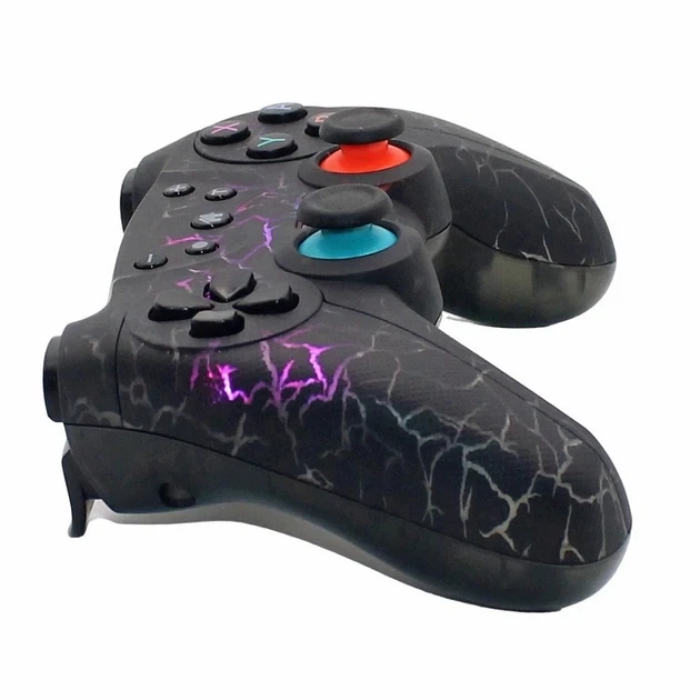 Беспроводной геймпад CM-615 Black Cracks RGB 400mAh (N-Switch, Steam, PC, Android, iOS) - Фото 5 Беспроводной геймпад CM-615 Black Cracks RGB 400mAh (N-Switch, Steam, PC, Android, iOS) - изображение 5