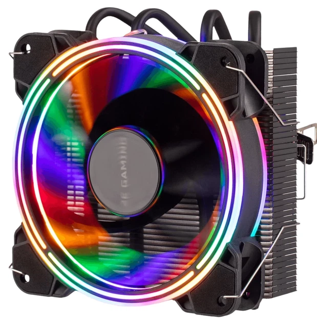 Кулер для процессора 2E Gaming Air Cool AC120T4 ARGB, Black (2E-AC120T4-ARGB) - изображение 2