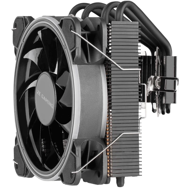 Кулер для процессора 2E Gaming Air Cool AC120T4 ARGB, Black (2E-AC120T4-ARGB) - изображение 3