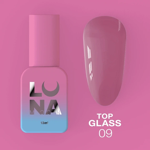 Топ для гель-лаку LUNA Top Glass №09 13ml - зображення 2
