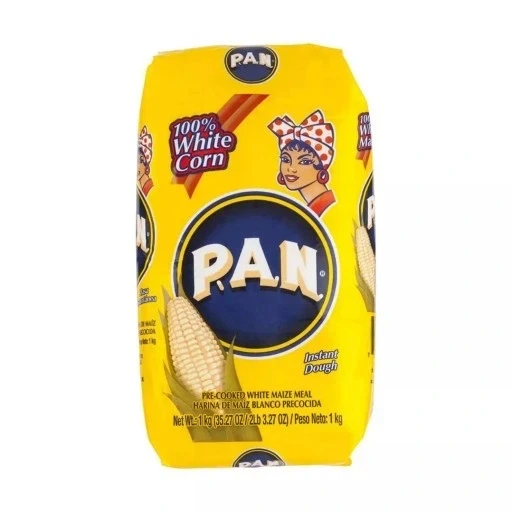 Набір із 10 шт. Кукурудзяна мука Pan 1000 г біла (white Corn Meal Harina) 1кг - Фото 1 Набір із 10 шт. Кукурудзяна мука Pan 1000 г біла (white Corn Meal Harina) 1кг - зображення 1