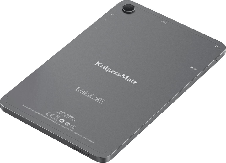 Tablet Kruger&Matz Eagle KM0807 4G 64GB Grey (5901890097604) - obraz 8