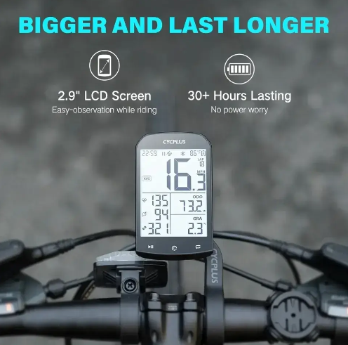 Велокомпьютер gps cycplus m1 bluetooth 5.0/ant+синхронизация со strava, поддержка датчиков пульса, каденса - Фото 5 Велокомпьютер gps cycplus m1 bluetooth 5.0/ant+синхронизация со strava, поддержка датчиков пульса, каденса - изображение 5