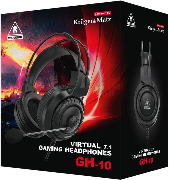 Навушники Kruger & Mat Warrior GH-10 Black (5901890098021) - зображення 6