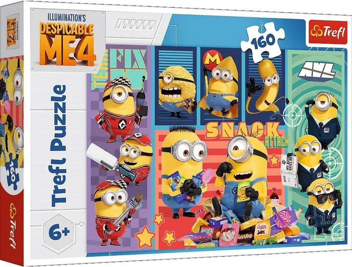 Puzzle Trefl Minionkowa radość 160 elementów 15423 (5900511154238) - obraz 1