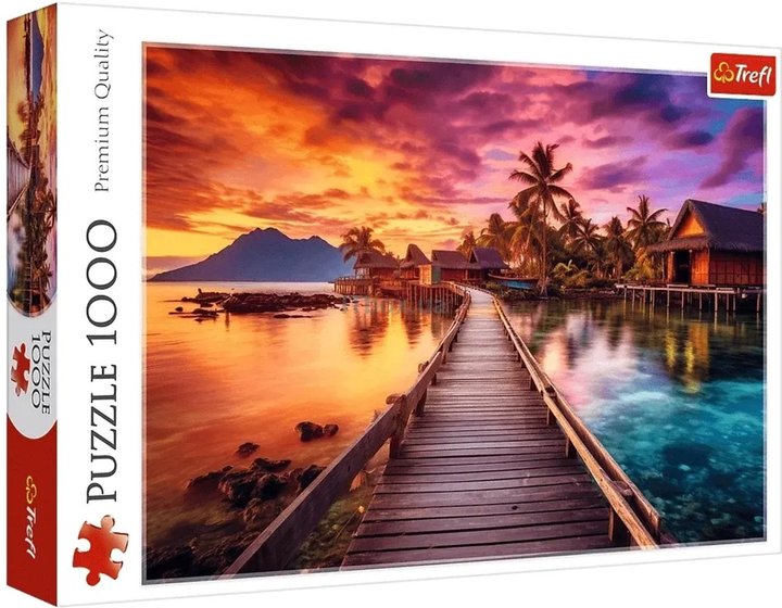 Puzzle Trefl Rajska wyspa 1000 elementów 10928 (5900511109283) - obraz 1