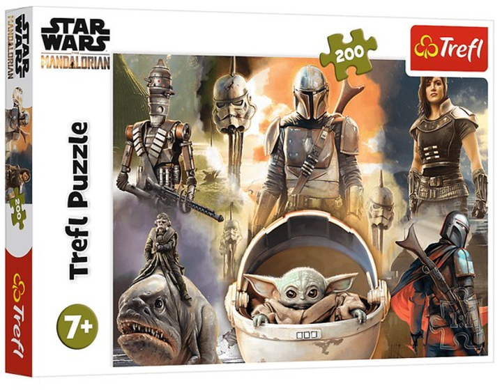 Puzzle Trefl Gotowi do walki Star Wars 200 elementów 13276 (5900511132762) - obraz 1