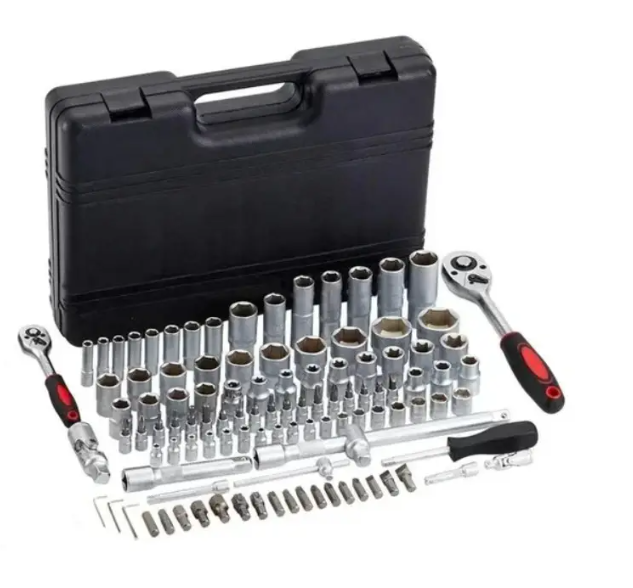 Універсальний набір торцевих головок з тріскачкою 108 пр. KASSEL TOOLS KS-108pcs TOOL SET - Фото 3 Універсальний набір торцевих головок з тріскачкою 108 пр. KASSEL TOOLS KS-108pcs TOOL SET - зображення 3