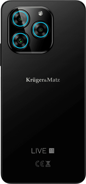 Smartfon Kruger&Matz Live 11 6/128GB Black (KM05004-B) - obraz 3