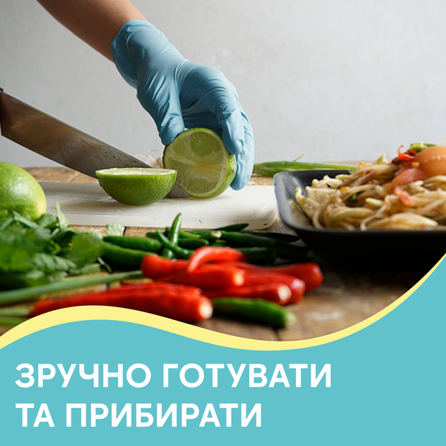 Упаковка перчаток Pani Blysk нитриловые М 8 шт х 2 шт (17400563) - изображение 5