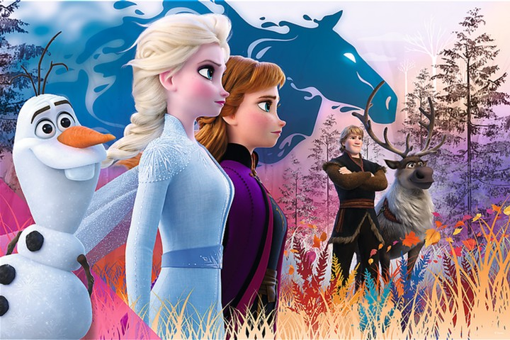 Puzzle Trefl Maxi Magiczna wyprawa Frozen 2 24 elementy 14298 (5900511142983) - obraz 3