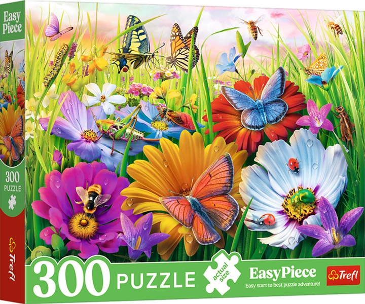 Puzzle Trefl EasyPiece owady na łące 300 elementów 23103 (5900511231038) - obraz 1