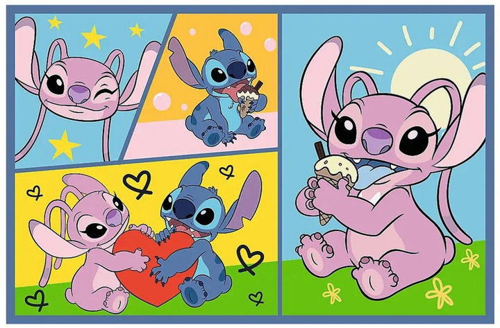 Zestaw Puzzle Trefl Lilo and Stitch ze Stitchem nie ma nudy 2 x 70 elementów 34444 (5900511344448) - obraz 3