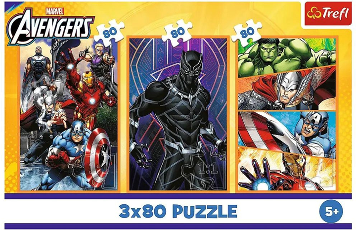 Zestaw Puzzle Trefl Dni pełne akcji 3 x 80 elementów 34883 (5900511348835) - obraz 5