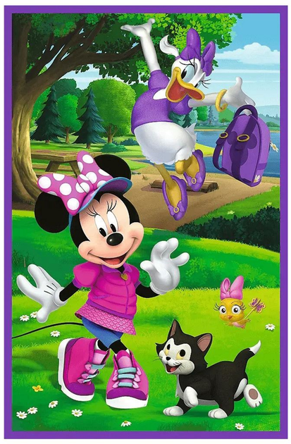 Zestaw Puzzle Trefl Minnie i przyjaciele 3 x 80 elementów 34889 (5900511348897) - obraz 3
