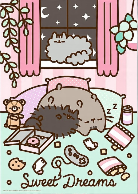 Puzzle Trefl Premium Plus Pusheen 1000 elementów 12080 (5900511120806) - obraz 2