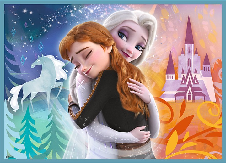 Puzzle Trefl Niezwykły świat Frozen 4 w 1 12/15/20/24 elementy 34381 (5900511343816) - obraz 4